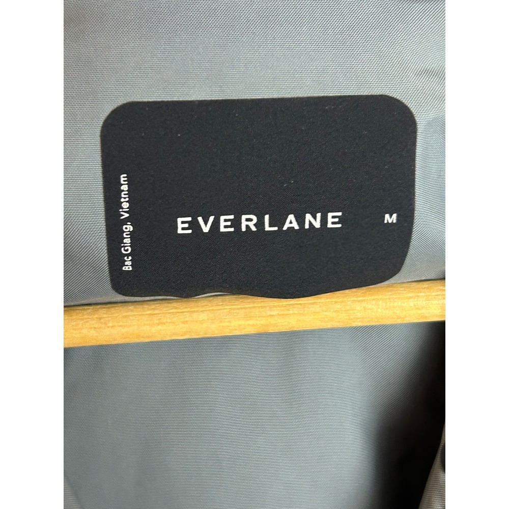 Everlane The City Anorak Gray Hooded Cropped Rain Jacket Coat Size M - Picture 4 of 5